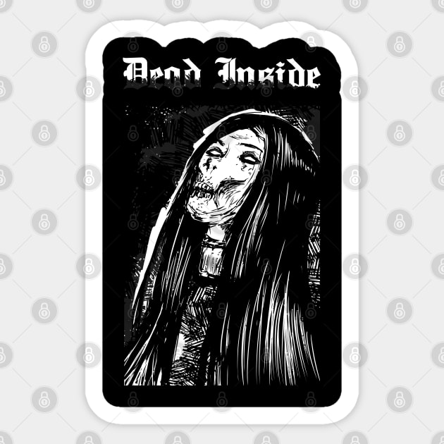 Dead Inside VIII Sticker by DeathAnarchy